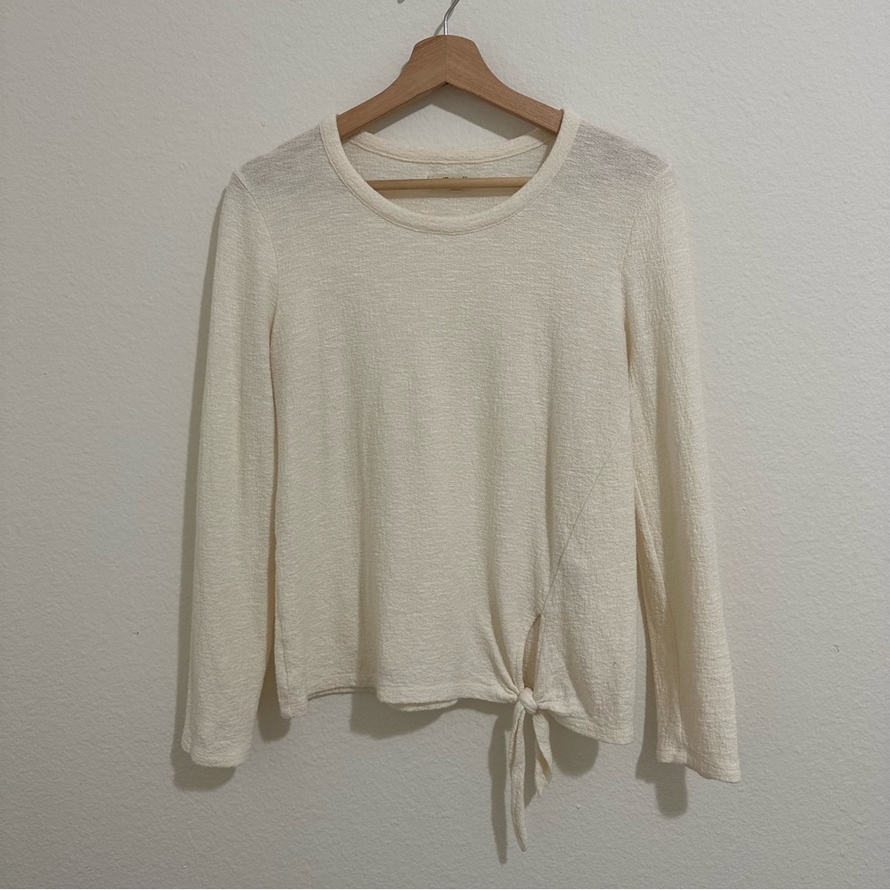 Madewell longsleeves cream top - Picture 3 of 7